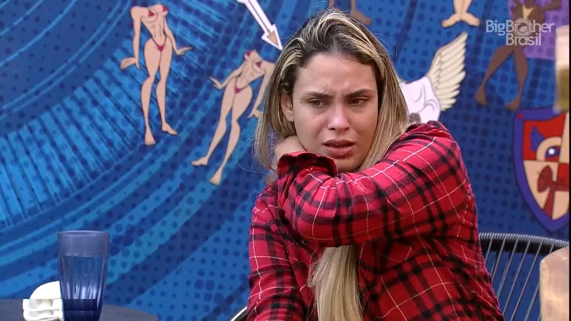 Sarah no BBB21 (Foto: Reprodução) Sarah no BBB21 (Foto: Reprodução)
