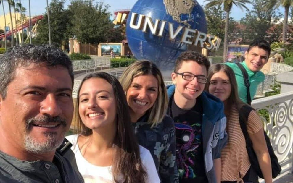 Família de Tom Veiga (Reprodução) Família de Tom Veiga (Reprodução)