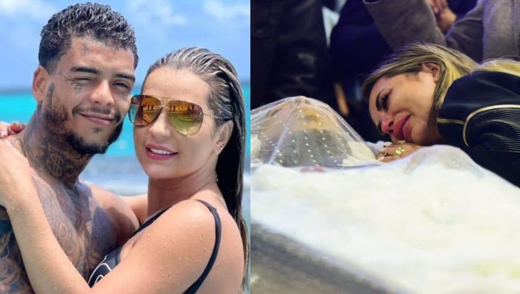 Viúva de MC Kevin assusta com insinuação de suicídio e marca o cantor na pele: "Romeu e Julieta"