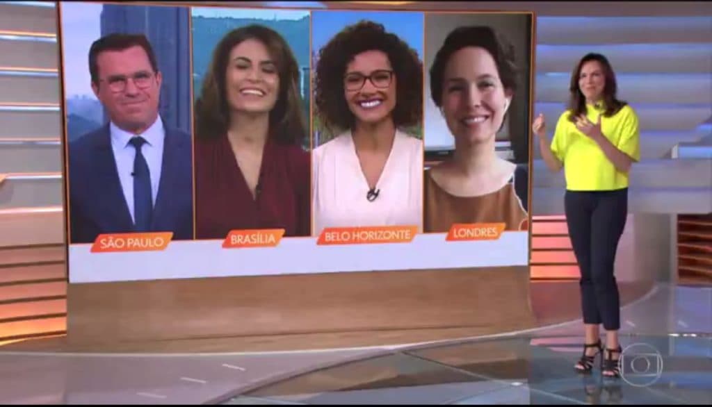 Ana Paula Araújo e os âncoras que participam do Bom Dia Brasil Ana Paula Araújo e os âncoras que participam do Bom Dia Brasil