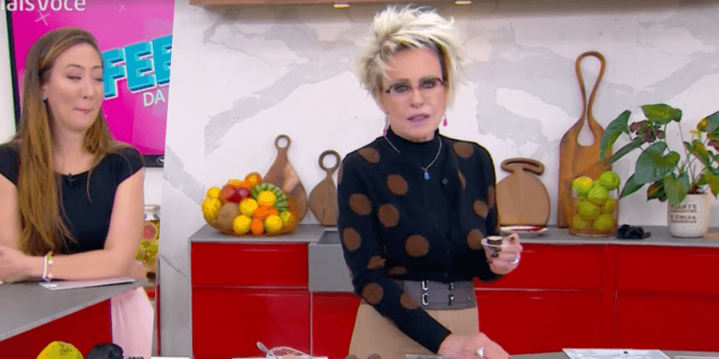 Ana Maria Braga deu esporro ao vivo em diretora durante o Mais Você (Foto reprodução) Ana Maria Braga deu esporro ao vivo em diretora durante o Mais Você (Foto reprodução)
