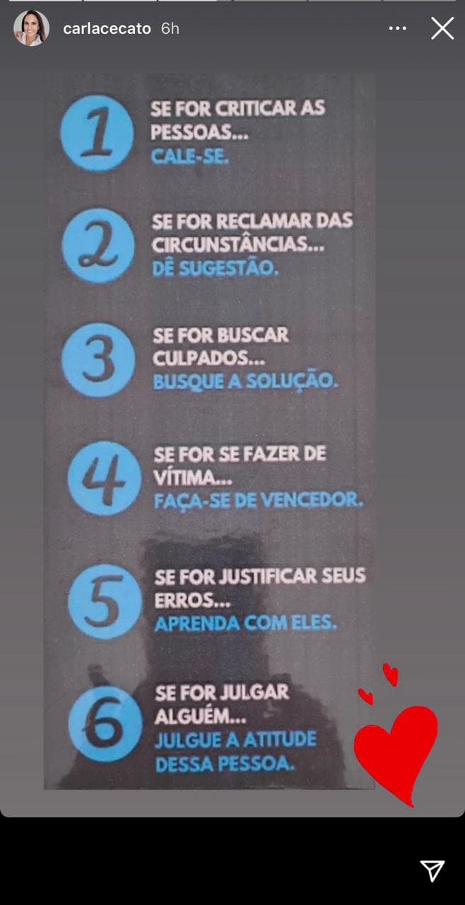 "Buscar culpados", detona Carla Cecato após ser demitida da Record de maneira humilhante e suplicar por ajuda "Buscar culpados", detona Carla Cecato após ser demitida da Record de maneira humilhante e suplicar por ajuda