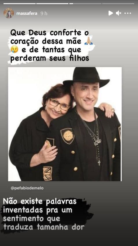 Grazi Massafera emociona com mensagem para mãe de Paulo Gustavo - (Arquivo Pessoal) Grazi Massafera emociona com mensagem para mãe de Paulo Gustavo - (Arquivo Pessoal)