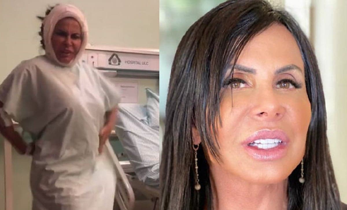 A cantora e Rainha dos Memes, e Rainha do Bumbum, Gretchen, foi parar no hospital após mais uma operação em plena pandemia do novo coronavírus (Foto: Reprodução) A cantora e Rainha dos Memes, e Rainha do Bumbum, Gretchen, foi parar no hospital após mais uma operação em plena pandemia do novo coronavírus (Foto: Reprodução)