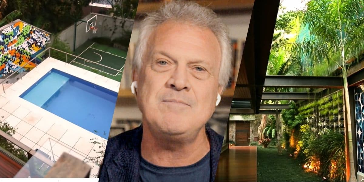 Por que a mansão de 20 milhões de Pedro Bial é a coisa mais absurda que você verá; sofá de 120 mil; fotos Por que a mansão de 20 milhões de Pedro Bial é a coisa mais absurda que você verá; sofá de 120 mil; fotos