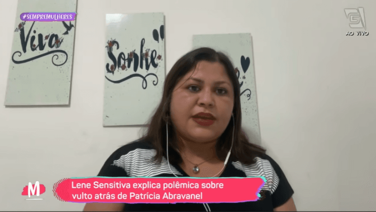 Lene Sensitiva falou em tragédia na família de Silvio Santos (Foto: Reprodução) Lene Sensitiva falou em tragédia na família de Silvio Santos (Foto: Reprodução)