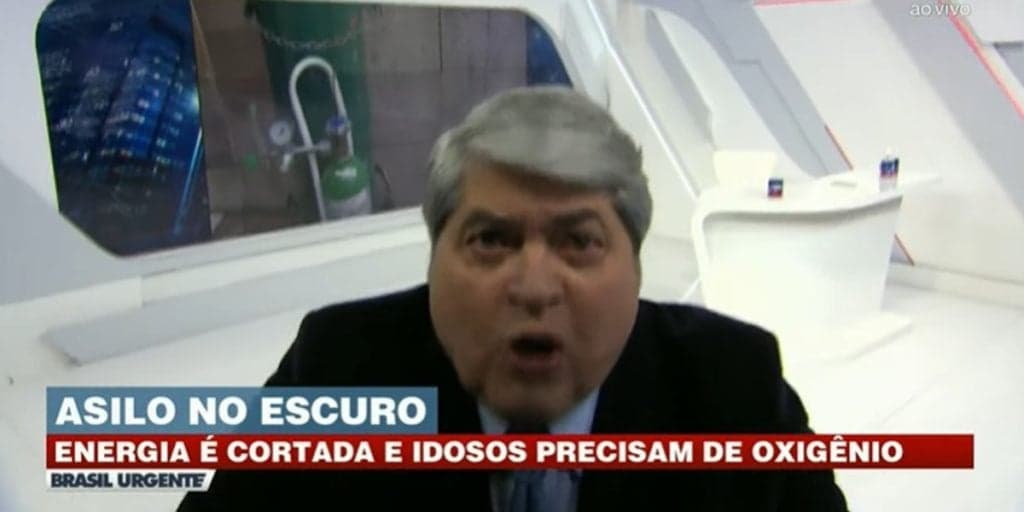 Datena tem ataque de fúria ao vivo, vai para cima de câmera na Band e humilha: “Um tapa na cara”