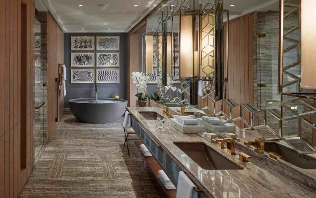 Suíte em Dubai que Sasha e João estão hospedados (Foto: Divulgação/ Mandarin Oriental Jumeira) Suíte em Dubai que Sasha e João estão hospedados (Foto: Divulgação/ Mandarin Oriental Jumeira)