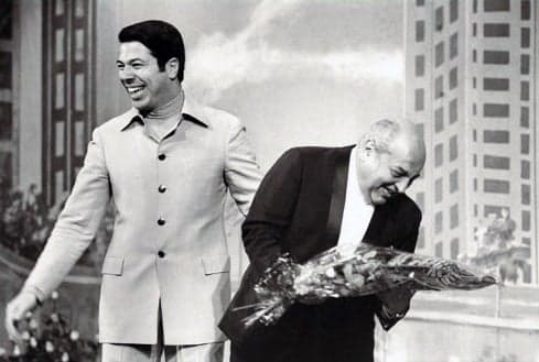 Silvio Santos e Manoel da Nóbrega (Foto: Reprodução) Silvio Santos e Manoel da Nóbrega (Foto: Reprodução)