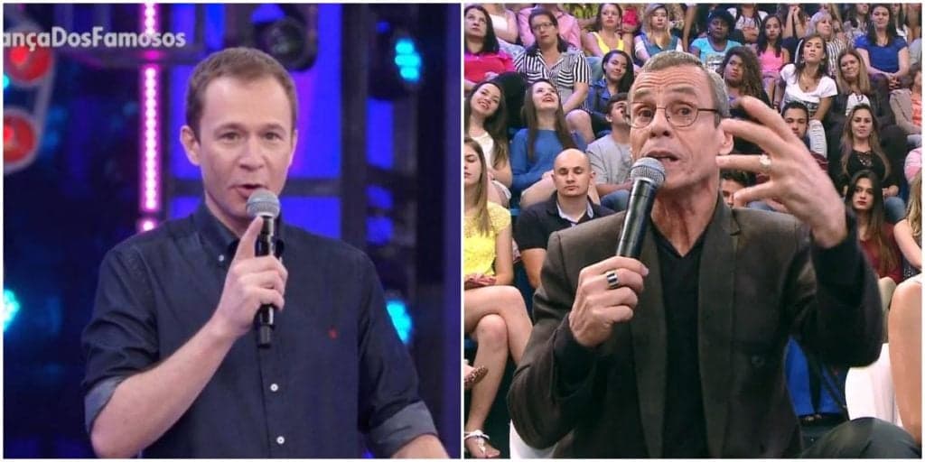 Jurado se confunde, chama Faustão no lugar de Tiago Leifert e apresentador esculhamba famoso na frente do país