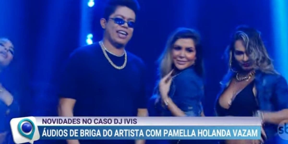 Chris Flores expõe saia justa ao vivo em caso de DJ Ivis (Reprodução) Chris Flores expõe saia justa ao vivo em caso de DJ Ivis (Reprodução)