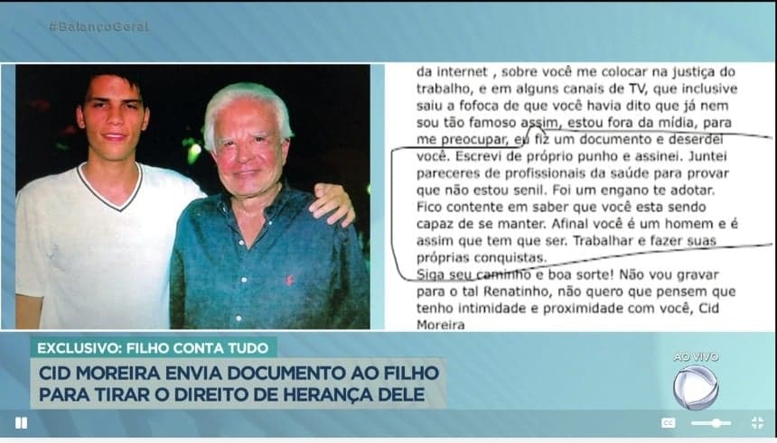 Cid Moreira e Filho Cid Moreira e Filho