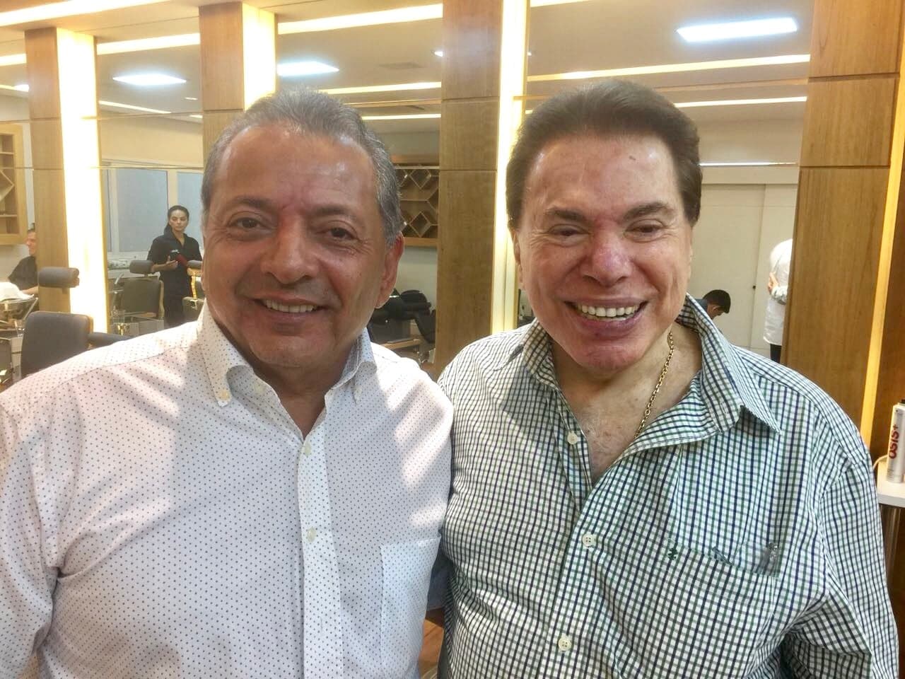 Otávio Raman Neves e Silvio Santos (Foto: Reprodução) Otávio Raman Neves e Silvio Santos (Foto: Reprodução)
