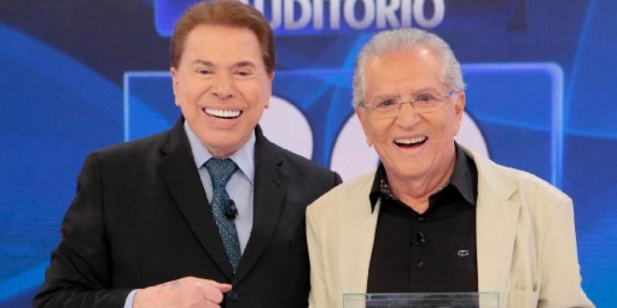 Silvio Santos e Carlos Alberto de Nóbrega Silvio Santos e Carlos Alberto de Nóbrega