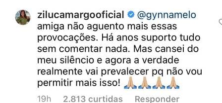 "Viveu escondida por 9 anos", Zilu ataca Graciele Lacerda em relato inédito e expõe podres: "Infernizando" "Viveu escondida por 9 anos", Zilu ataca Graciele Lacerda em relato inédito e expõe podres: "Infernizando"