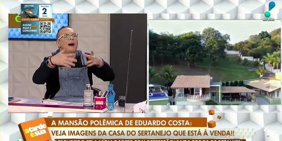 Entramos na mansão de Eduardo Costa que gerou dívida de R$10 milhões e tem até crime envolvido; veja fotos Entramos na mansão de Eduardo Costa que gerou dívida de R$10 milhões e tem até crime envolvido; veja fotos