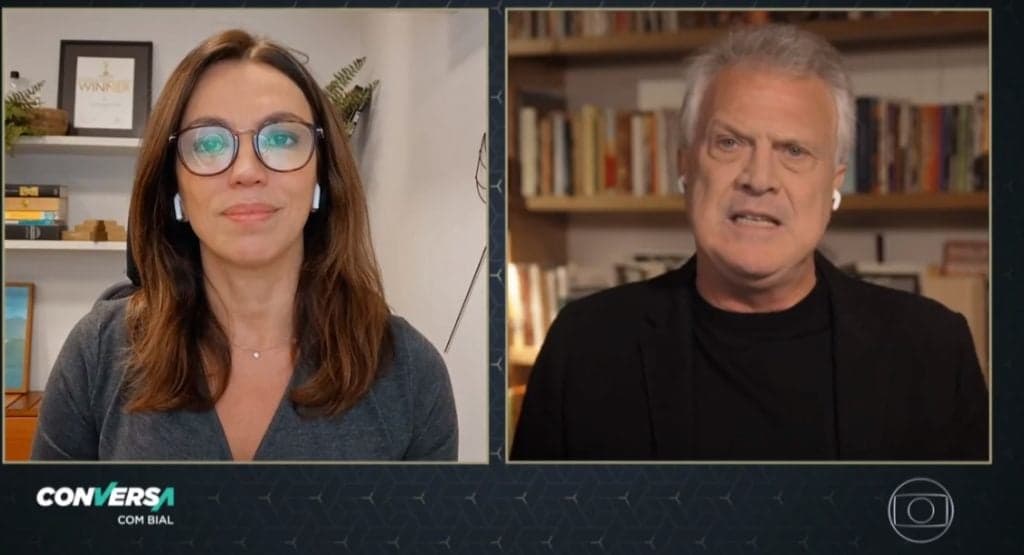 Ana Paula Araújo e Pedro Bial Ana Paula Araújo e Pedro Bial