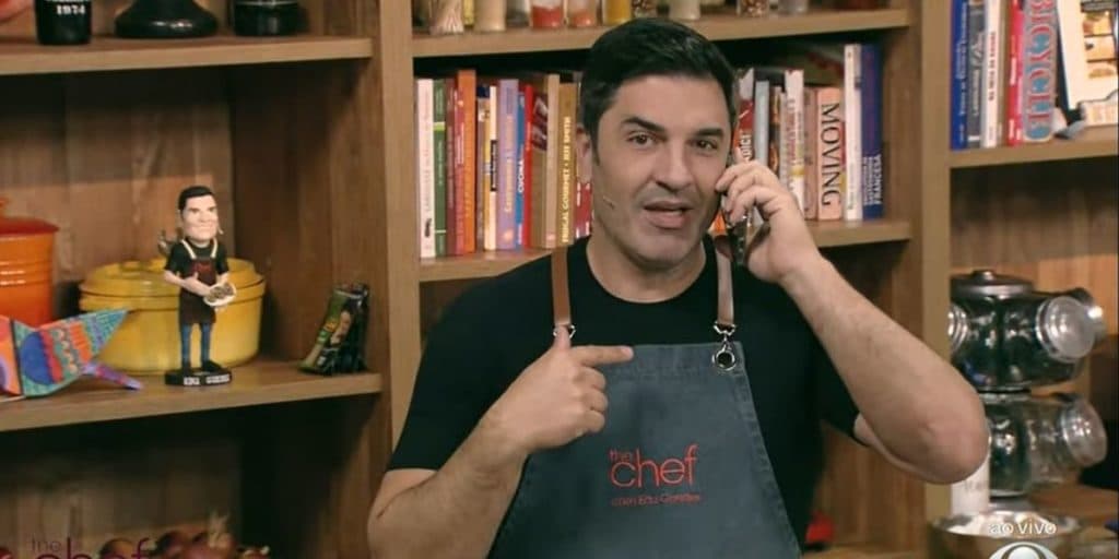 Edu Guedes toma atitude proibida no The Chef, recebe ligação de diretor ao vivo e teme o pior: "Me assusta"