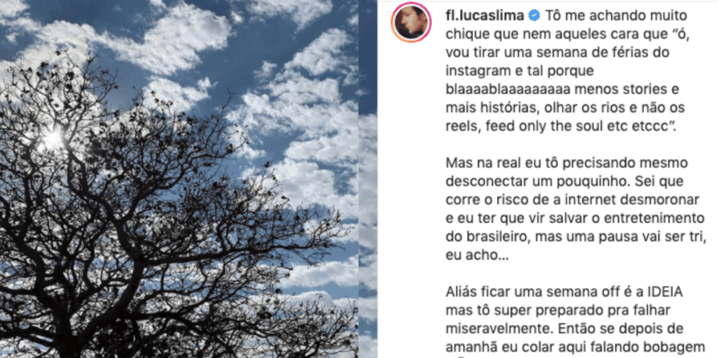 Marido de Sandy, Lucas Lima, confirma que vai se desligar (Foto reprodução) Marido de Sandy, Lucas Lima, confirma que vai se desligar (Foto reprodução)