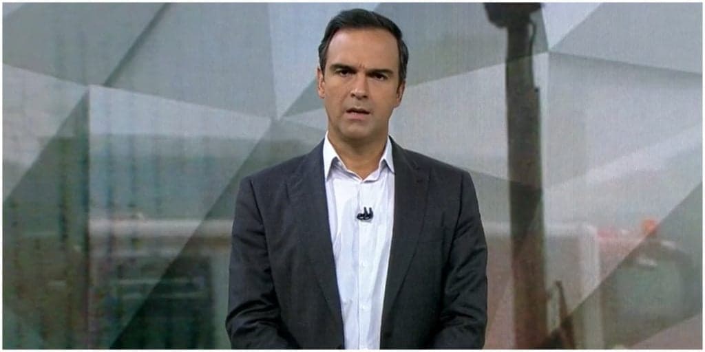 Tadeu Schmidt entra às pressas na Globo e anuncia morte com luto e choro em rede nacional: "Adeus"