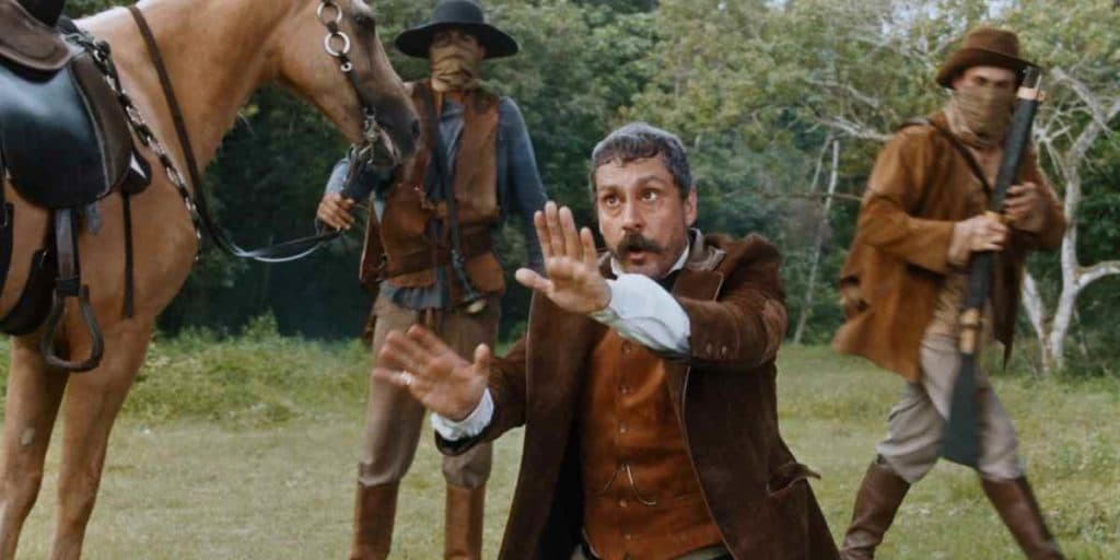 Nos Tempos do Imperador - Tonico cai nas garras de sequestradores, entra em desespero e implora: "Poupe minha vida"