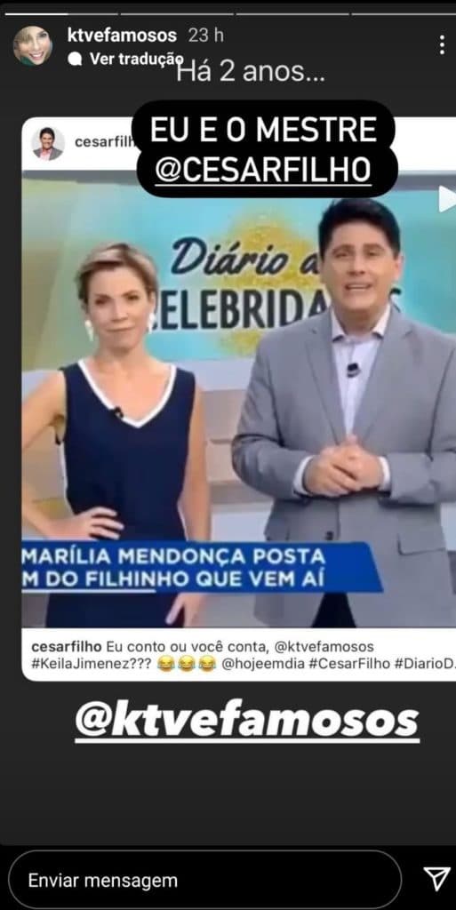 César Filho e Keila Jimenez César Filho e Keila Jimenez