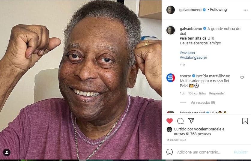 Galvão Bueno e Pelé Galvão Bueno e Pelé