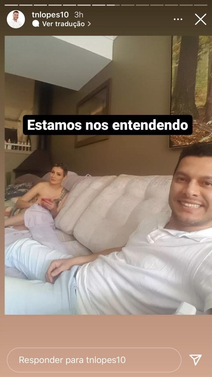 Publicação de Thiago Lopes (Imagem: Reprodução) Publicação de Thiago Lopes (Imagem: Reprodução)