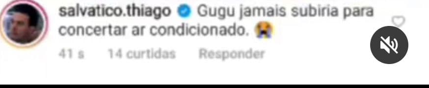 Thiago Salvático completou acusação de Rafael Ilha sobre a morte de Gugu (Foto: Reprodução/Instagram) Thiago Salvático completou acusação de Rafael Ilha sobre a morte de Gugu (Foto: Reprodução/Instagram)