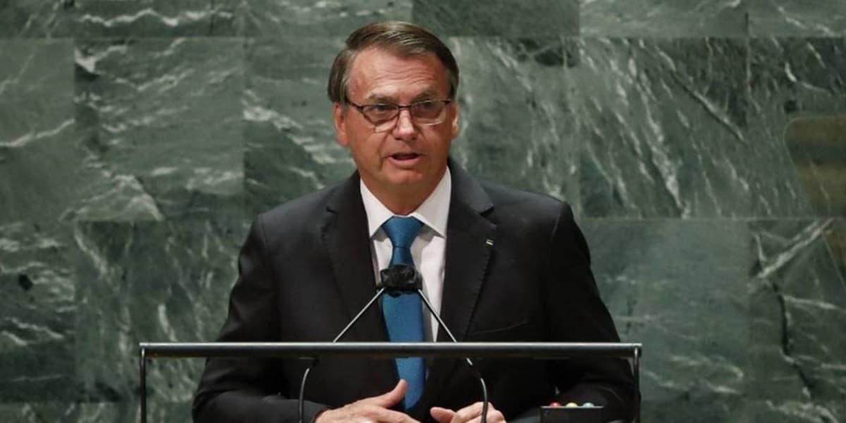 William Bonner expõe mentiras de Jair Bolsonaro em seu discurso na ONU (Foto: Reprodução / TV Globo) William Bonner expõe mentiras de Jair Bolsonaro em seu discurso na ONU (Foto: Reprodução / TV Globo)