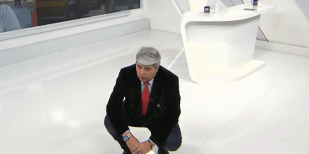 Datena quase passou mal durante exibição de noticiário