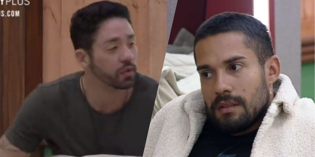 Rico Melquiades e Bil Araújo em A Fazenda 13 (Montagem: TV Foco) Rico Melquiades e Bil Araújo em A Fazenda 13 (Montagem: TV Foco)