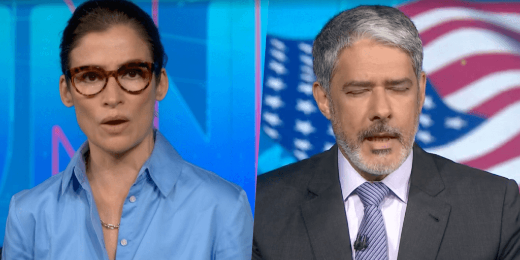 William Bonner e Renata escandalizam no JN e abrem edição com pior ao Brasil: "Comendo o rabo dele"