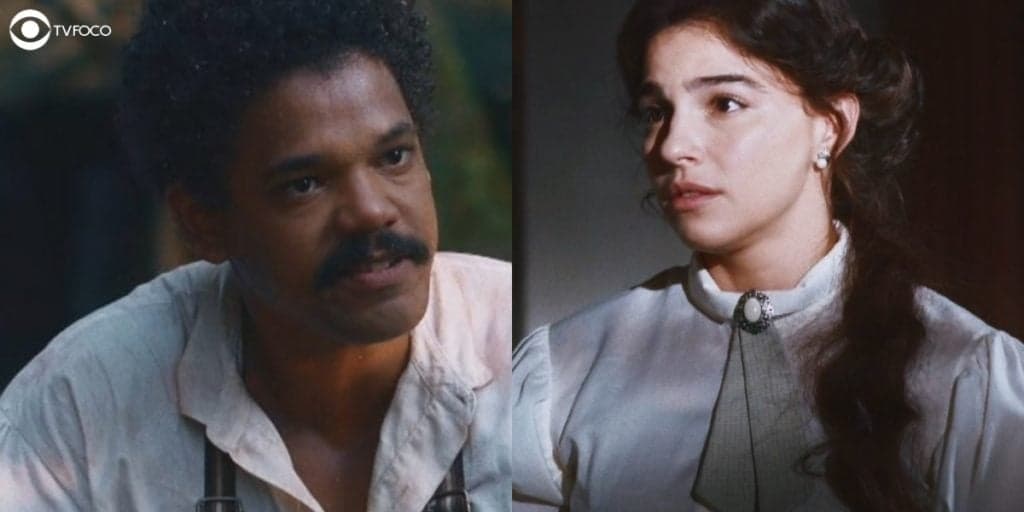 Nos Tempos do Imperador: Samuel, após pedido desesperado de perdão, humilha Pilar e dá ordem cruel