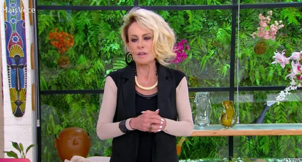 Ana Maria recebe notícia de morte ao vivo na Globo, vai aos prantos no Mais Você e desaba: "Vai fazer muita falta"
