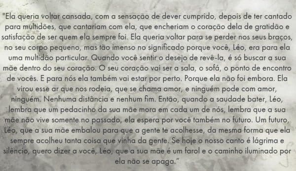 Carta para filho de Marília Mendonça (Imagem: Reprodução) Carta para filho de Marília Mendonça (Imagem: Reprodução)