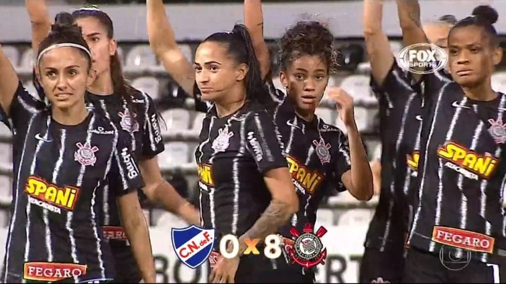 Ato das jogadoras do Corinthians foi exibido na Globo Ato das jogadoras do Corinthians foi exibido na Globo