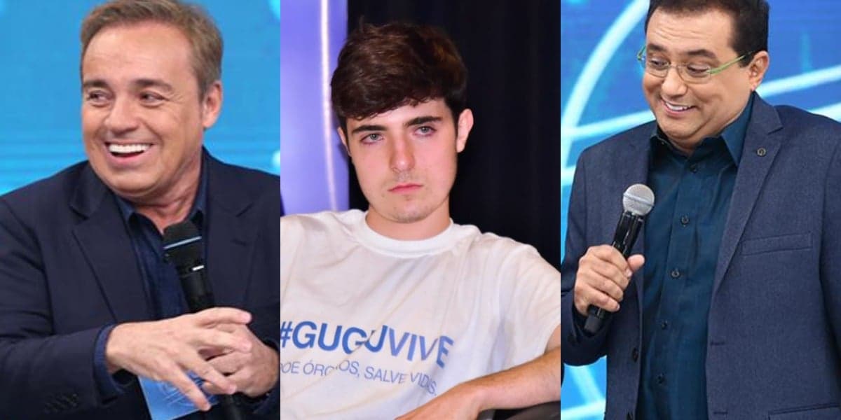 João Augusto, filho de Gugu, revelou que mora com namorada a Geraldo Luís (Foto: Reprodução/Record/AgNews) João Augusto, filho de Gugu, revelou que mora com namorada a Geraldo Luís (Foto: Reprodução/Record/AgNews)