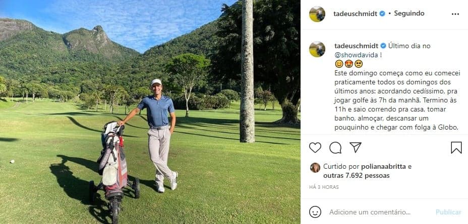 Tadeu Schmidt dará adeus ao Fantástico (Foto: Reprodução) Tadeu Schmidt dará adeus ao Fantástico (Foto: Reprodução)