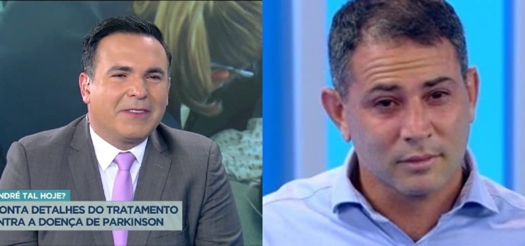 Gottino e André Tal se emocionaram no Balanço Geral Gottino e André Tal se emocionaram no Balanço Geral