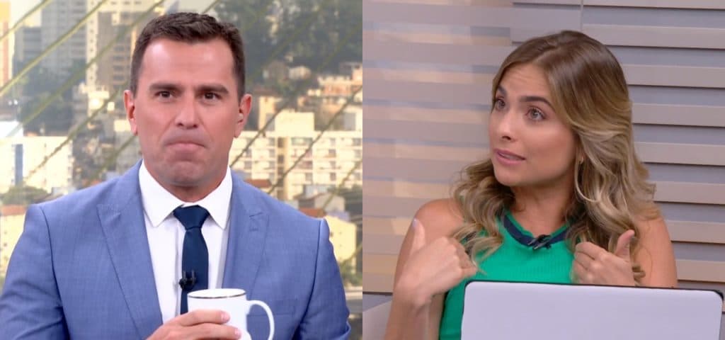 Após Bocardi deixar o BDSP, jornalistas da Globo batem boca e climão é exposto ao vivo: "Tá com essa cara por que?"