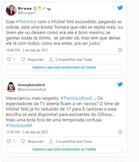 Decisão da Globo não agradou o público Decisão da Globo não agradou o público