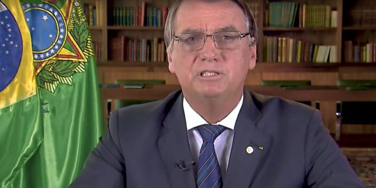 Bolsonaro fez um pronunciamento no último dia do ano (Foto: Reprodução) Bolsonaro fez um pronunciamento no último dia do ano (Foto: Reprodução)