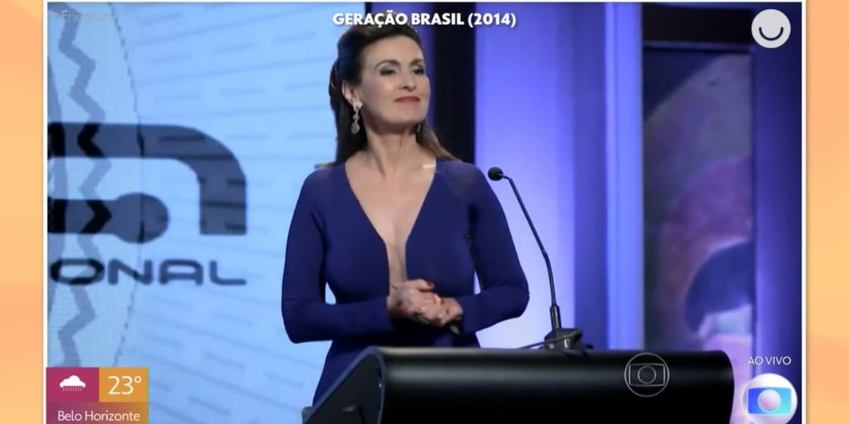 Fátima Bernardes em Geração Brasil — Foto: Globo Fátima Bernardes em Geração Brasil — Foto: Globo