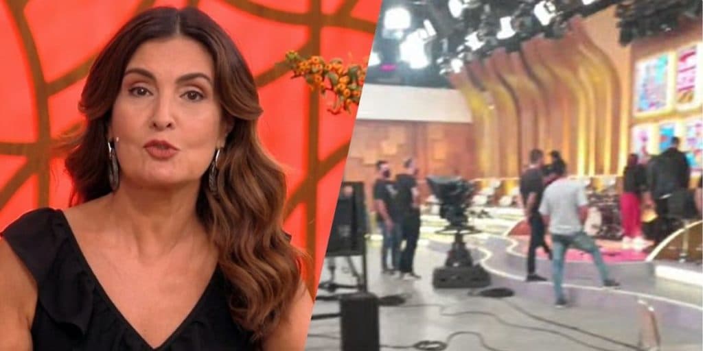 Fátima Bernardes quebra-pau em estúdio com gravação cortada, foto é exposta e ela é chamada em sala: "Demissão"