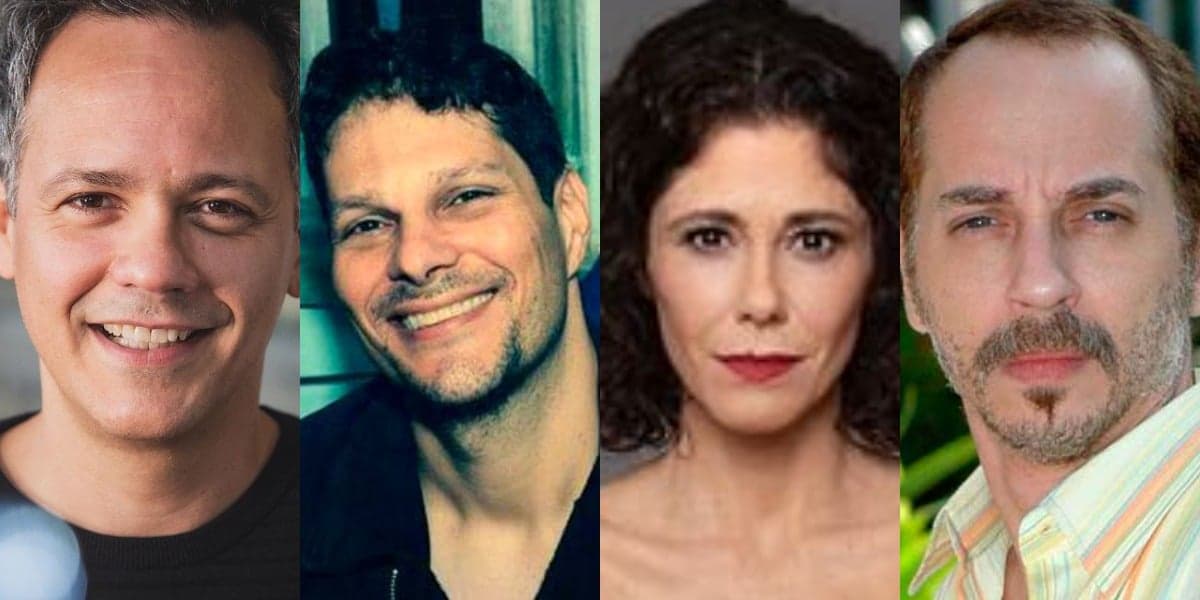 Danton Mello, Sylvio Perroni, Juliana Martins e Oberdan Júnior atualmente (Foto: Divulgação/Instagram/Divulgação) Danton Mello, Sylvio Perroni, Juliana Martins e Oberdan Júnior atualmente (Foto: Divulgação/Instagram/Divulgação)