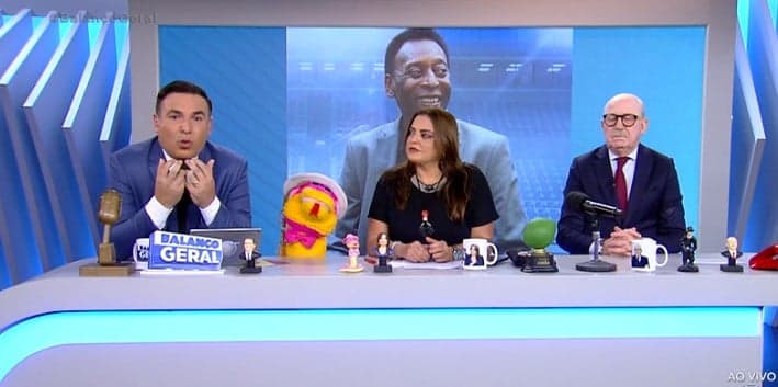 Gottino e Fabiola falaram sobre o estado de Pelé na Record Gottino e Fabiola falaram sobre o estado de Pelé na Record