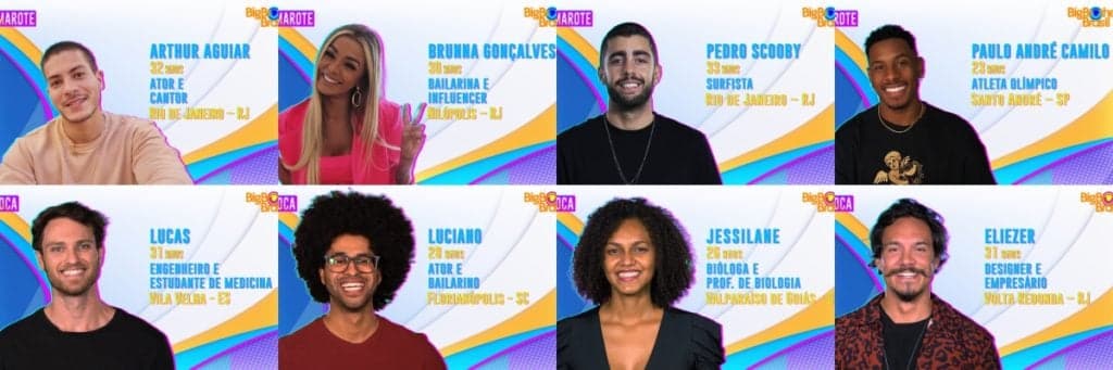Globo divulga lista oficial dos participantes do BBB22: saiba quem são os anônimos e famosos da edição