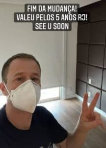 Tiago Lierfet se despede de casano Rio de Janeiro e vai rumo a São Paulo (Foto: Reprodução/Instagram)Tiago Lierfet se despede de casano Rio de Janeiro e vai rumo a São Paulo (Foto: Reprodução/Instagram) Tiago Lierfet se despede de casano Rio de Janeiro e vai rumo a São Paulo (Foto: Reprodução/Instagram)Tiago Lierfet se despede de casano Rio de Janeiro e vai rumo a São Paulo (Foto: Reprodução/Instagram)