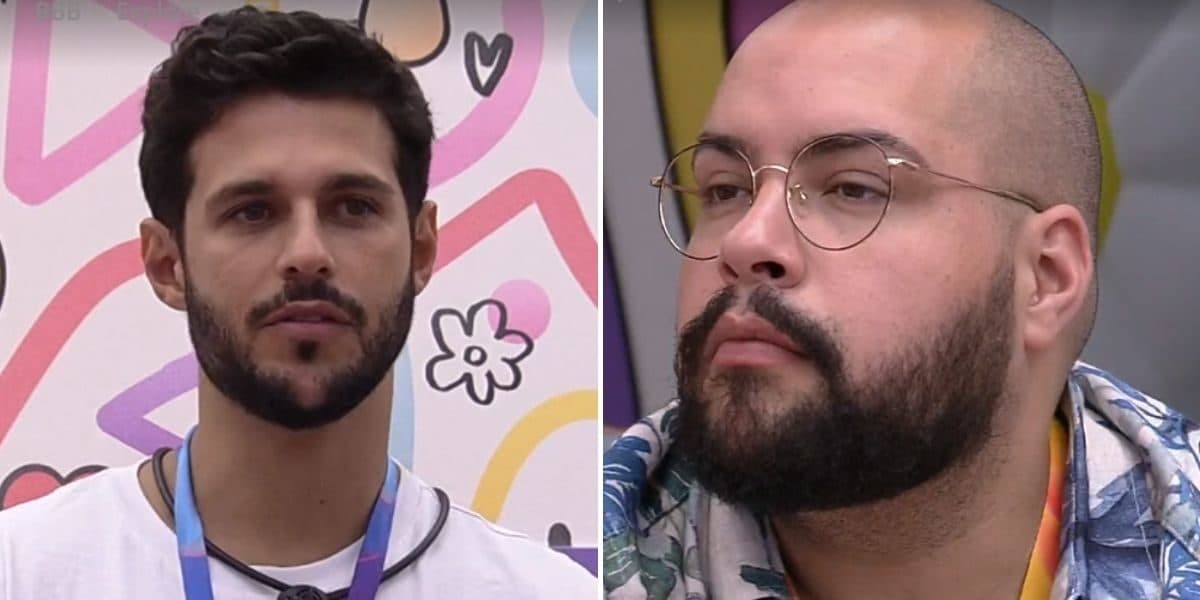 Tiago Abravanel indicou Rodrigo ao paredão no BBB22 (Foto: Reprodução) Tiago Abravanel indicou Rodrigo ao paredão no BBB22 (Foto: Reprodução)
